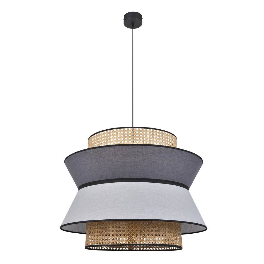 Market Set :: Lampa wisząca Singapour Gris Clair szara śr. 58 cm