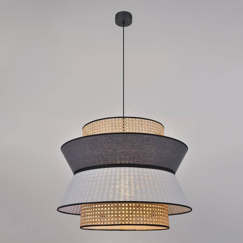 Market Set :: Lampa wisząca Singapour Gris Clair szara śr. 58 cm