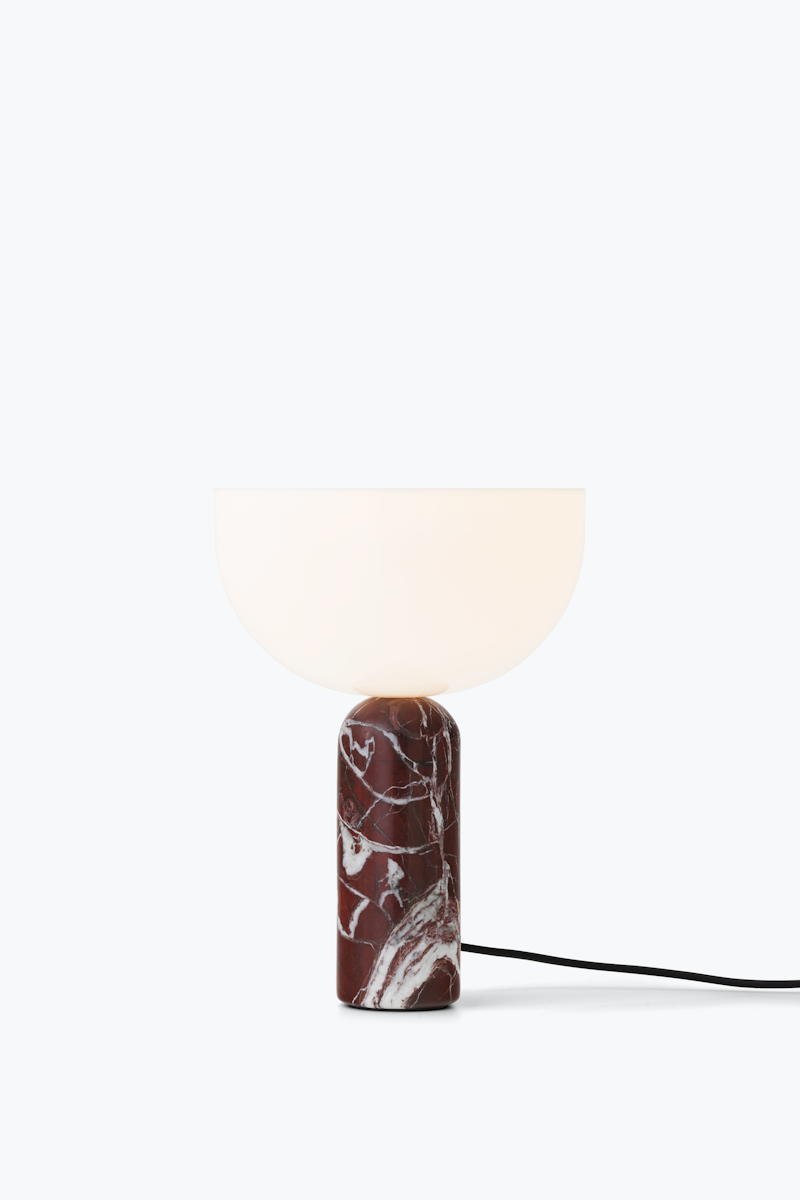 New Works :: Mała lampa stołowa Kizu Portable  , New Colours Rosso Levanto Marble