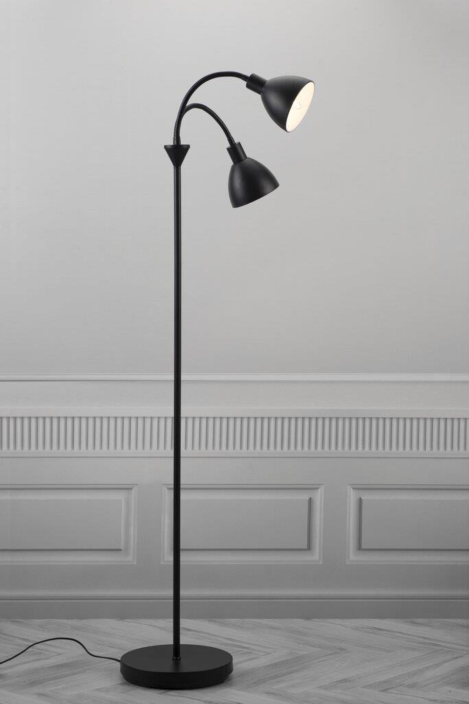 Nordlux :: Lampa podłogowa Ray czarna ze ściemniaczem wys. 155 cm