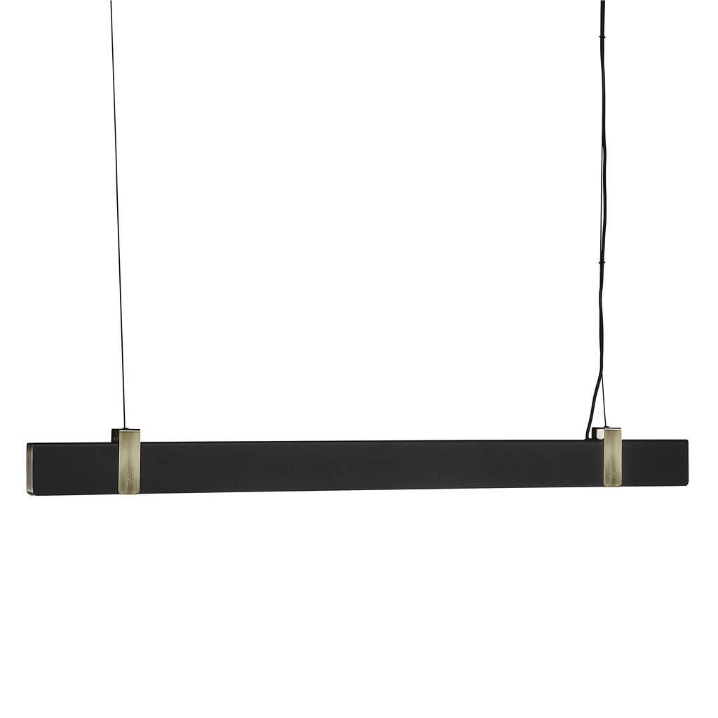Nordlux :: Lampa wisząca Lilt ze ściemniaczem czarna szer. 115 cm