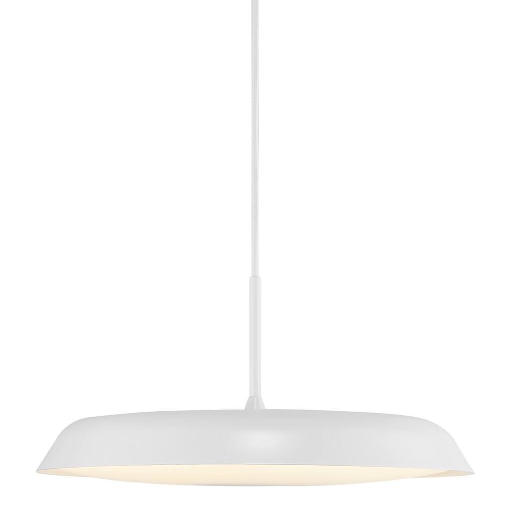 Nordlux :: Lampa wisząca Piso biała śr. 36,5 cm