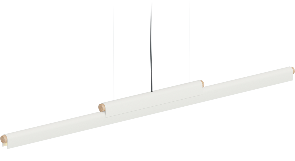 Robin :: Lampa wisząca Rudi on-off 3000K szer. 120 cm biała