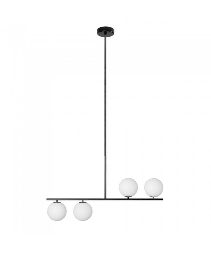 Ummo :: Lampa sufitowa Suguri A czarno-biała wys. 142 cm rozm. XL